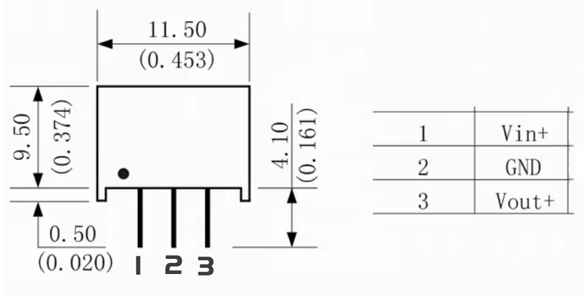 DC-DC Converter 12V to 3V/5-24V to 3.3V 1A Mini Non-isolated Step Down Module QS-7803-1A