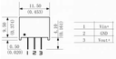 DC-DC Converter 12V to 3V/5-24V to 3.3V 1A Mini Non-isolated Step Down Module QS-7803-1A