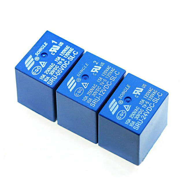  5 Pin SRU 05V 12V 24V Relay Module 10A