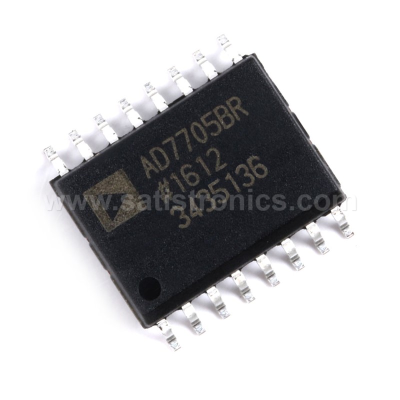 ADI  AD7705BRZ IC ADC 3V/5V 1mW 2-Ch Diff 16-Bit