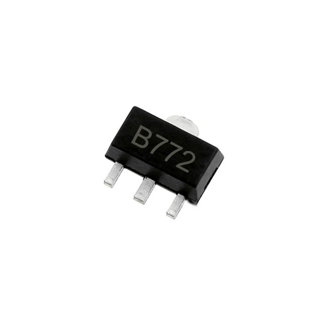 B772 SOT-89 Triode Transistor PNP -30V/3A SMD lot(5 pcs)