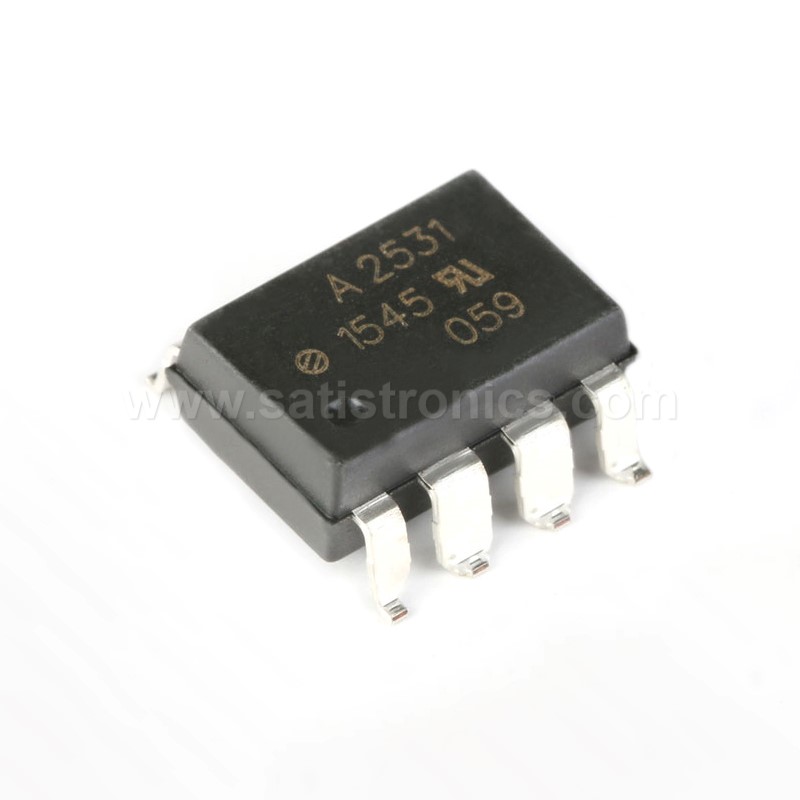 Broadcom HCPL-2531-500E SMD-8 Optocouplers 2 Channel