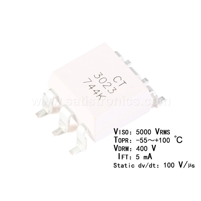 CT Micro CT3023(S)(T1) SMD-6 Optocouplers Compatible MOC3023