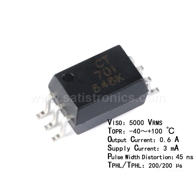 CT Micro CT701(T1) SOP-6 Optocouplers Compatible TLP701