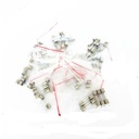 Glass Fuses Assortment Kits 6 x 30MM 250V 1A to 15A 10 Values Each 5pcs 