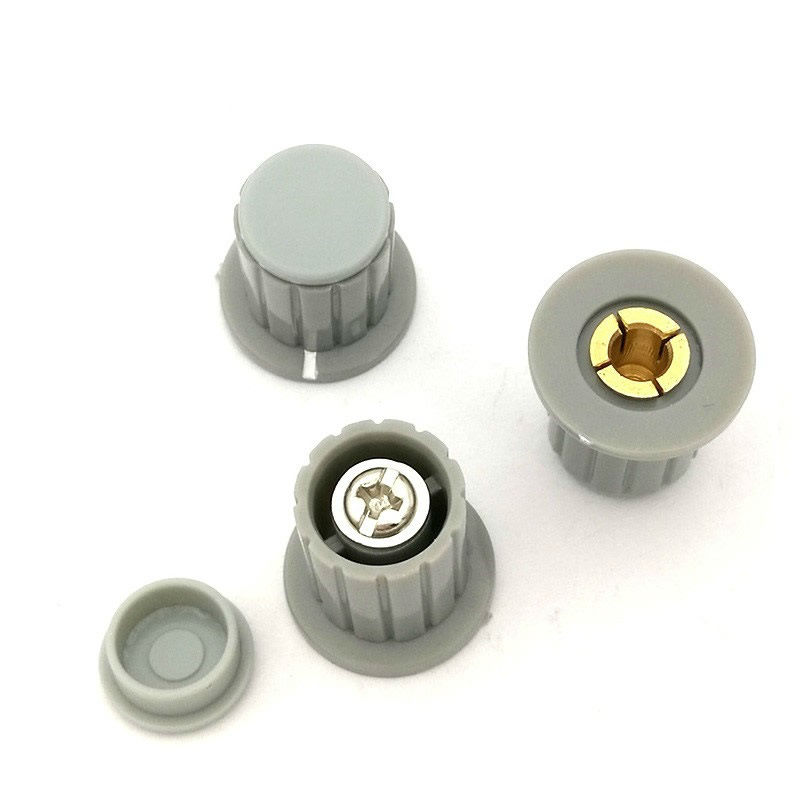 Grey Knob Button Cap Suitable for WXD3-13-2W - Turn Around Special Potentiometer Knob