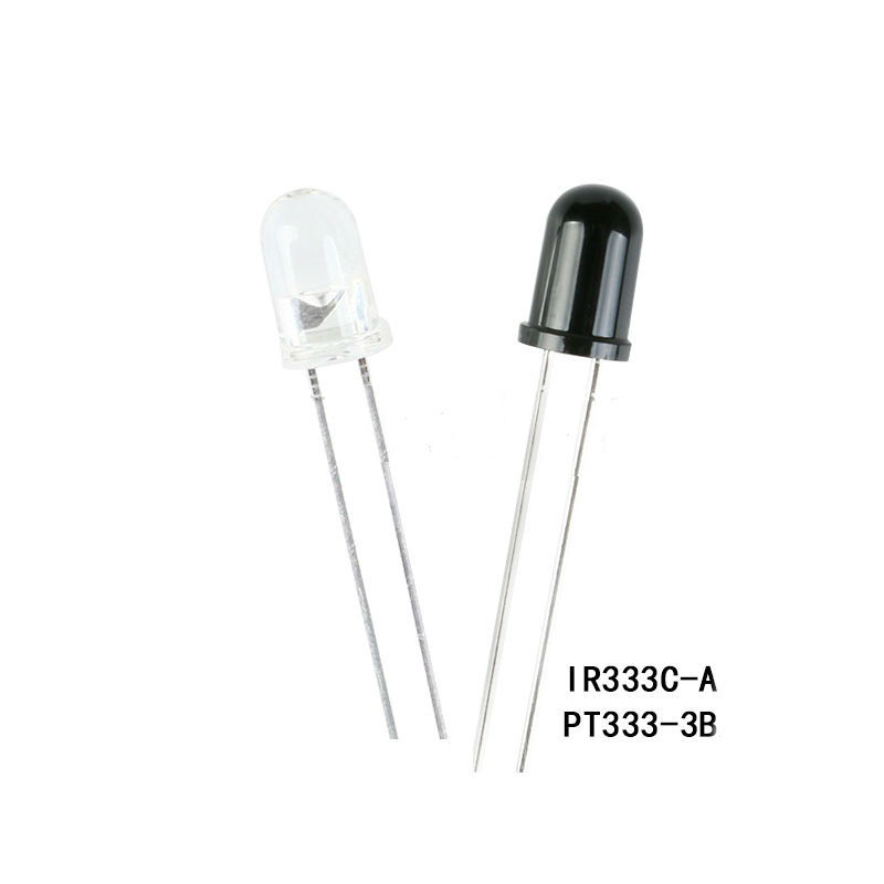 IR333C-A Infrared Transmitting Tube PT333-3B DIP-2 Infrared Receiver Tube 5mm Wavelength 940nm  lot(10 pcs)