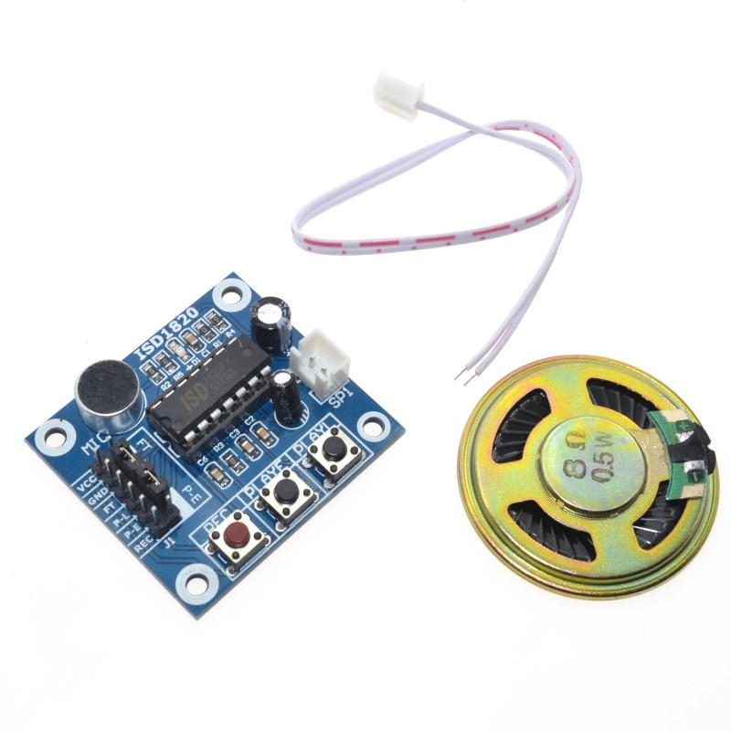 ISD1820 Voice Recording Module With Mic Sound Audio Loudspeaker