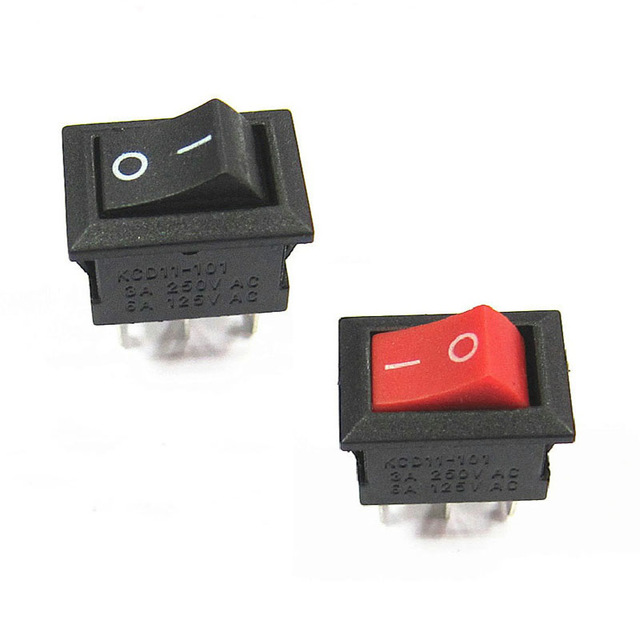 KCD11 Boat Rocker Switch 15*10MM 2 Gear 2P/3P lot(10 pcs)