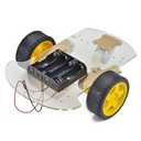 Motor Robot Car Chassis Kit with Speed Encoder wheels and Battery Box