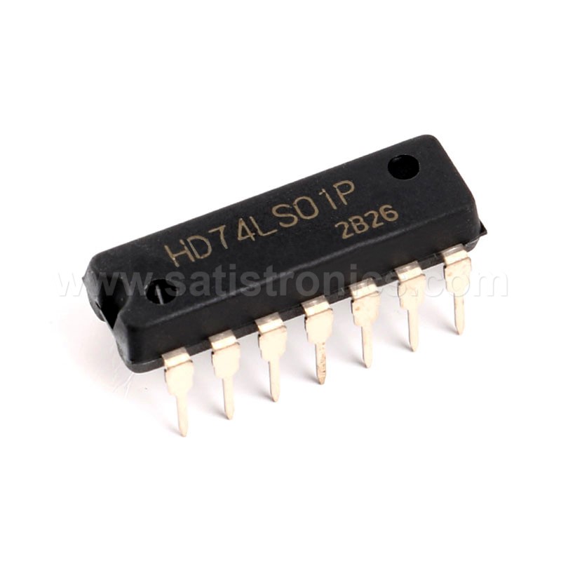 Nexperia HD74LS01P Quadruple 2-Input Positive NAND Gate IC DIP-14