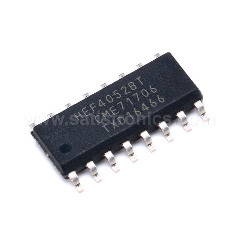 Nexperia HEF4052BT SOIC-16 Chip Analog Multiplexer / Signal Separator