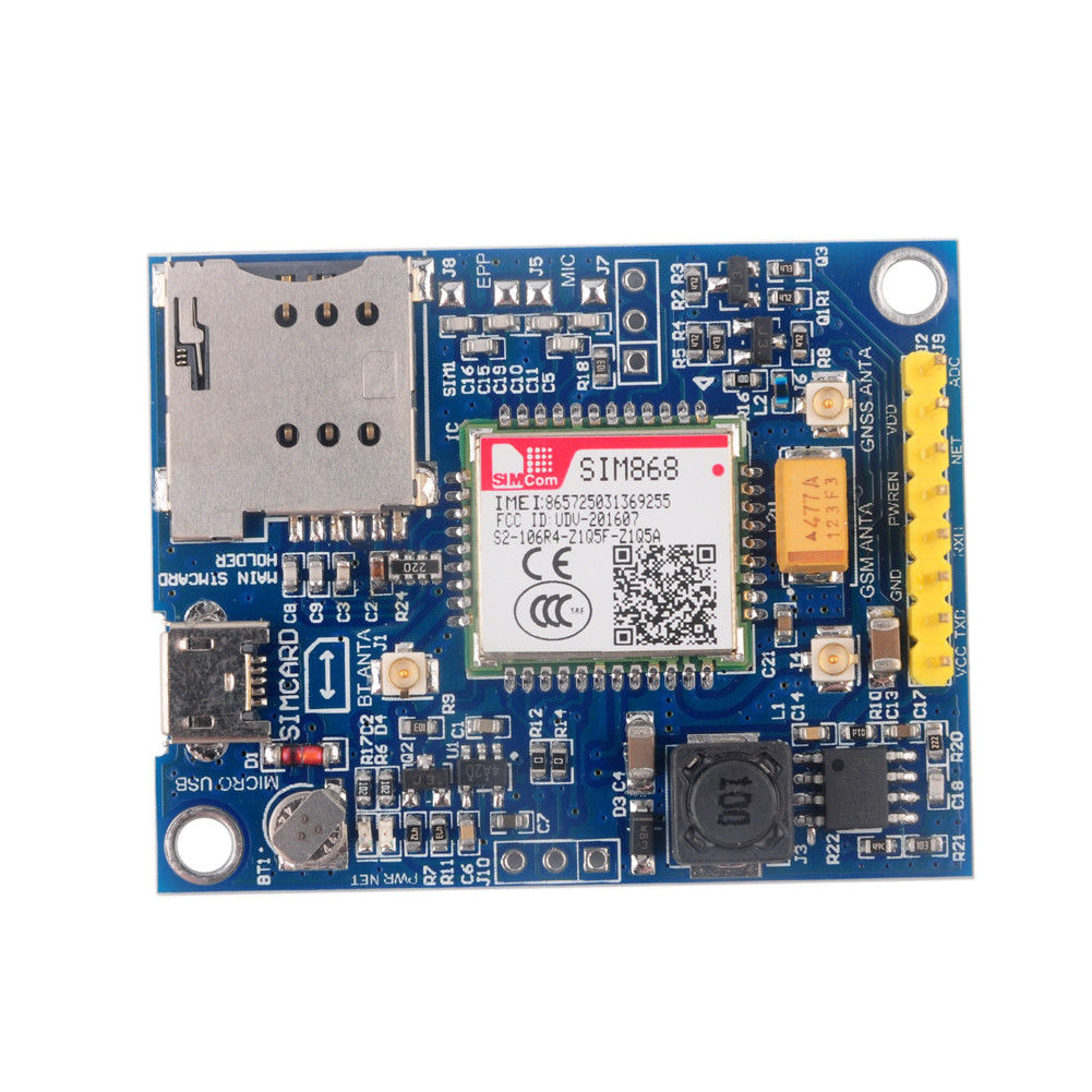 SIM868 GSM GPRS GPS BT Cellular Module Breakout Board Instead of SIM808