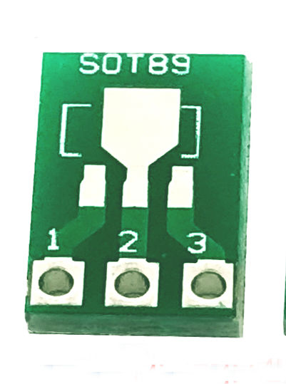 SOT89 To DIP SOT223 To DIP IC Adapter PCB Board Converter Plate Double Sides 1.5mm 2.3mm to 2.54mm Pin Pitch Pinboard lot(10 pcs)