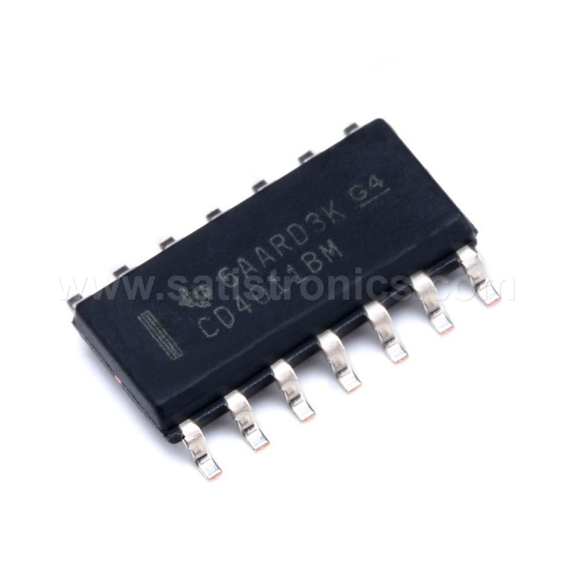 TI CD4011BM96 SOIC-14 Logic Chip Four-way NAND Gate 2 Input