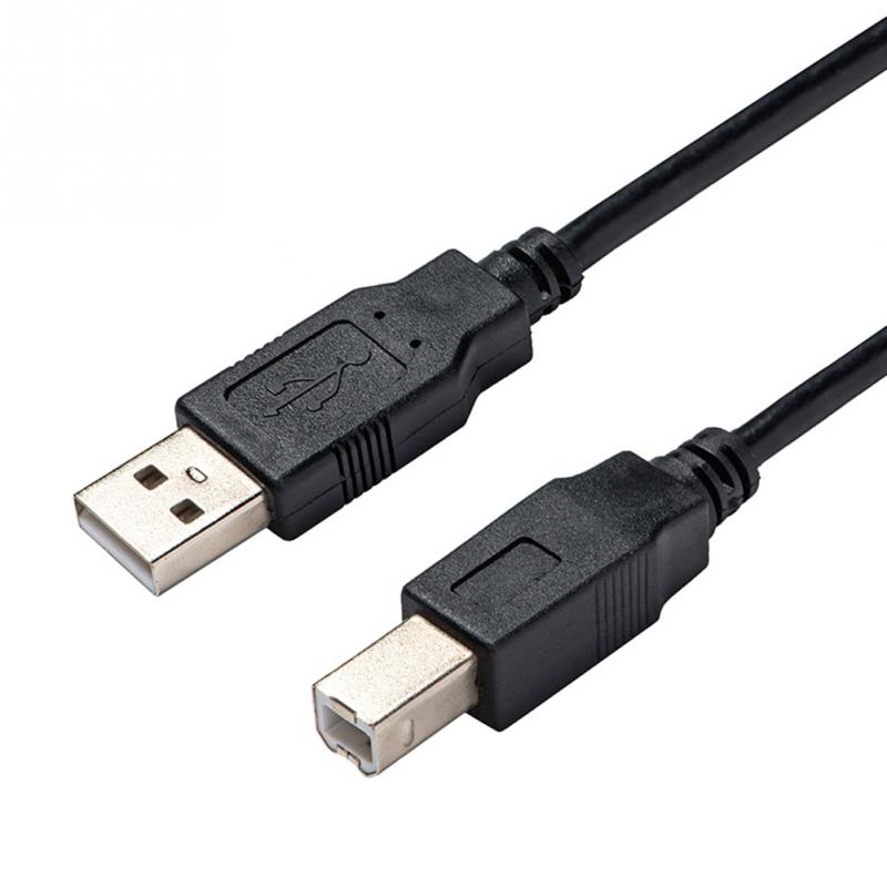 USB 2.0 Wire A to B Square Mouth Printers Scanner Data Cable Line