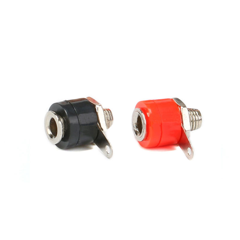 Wiring Terminal Banana Socket Connector 4mm Black/Red