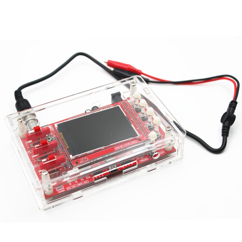 FNIRSI-138 2.4" TFT Handheld Mini Digital Oscilloscope Kit + DIY Acrylic Shell