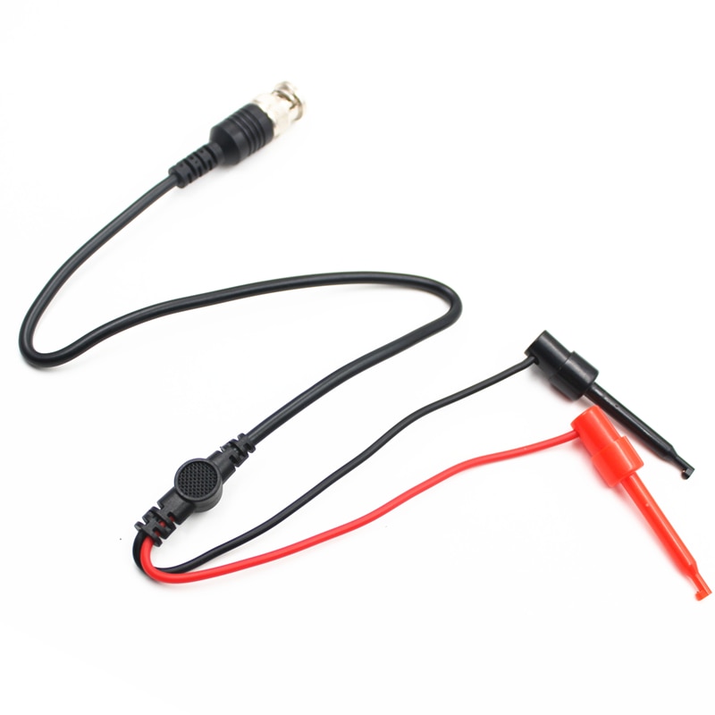 110CM P1011 BNC Q9 Male Plug to Dual Alligator Clip Oscilloscope Test Probe Lead Cable