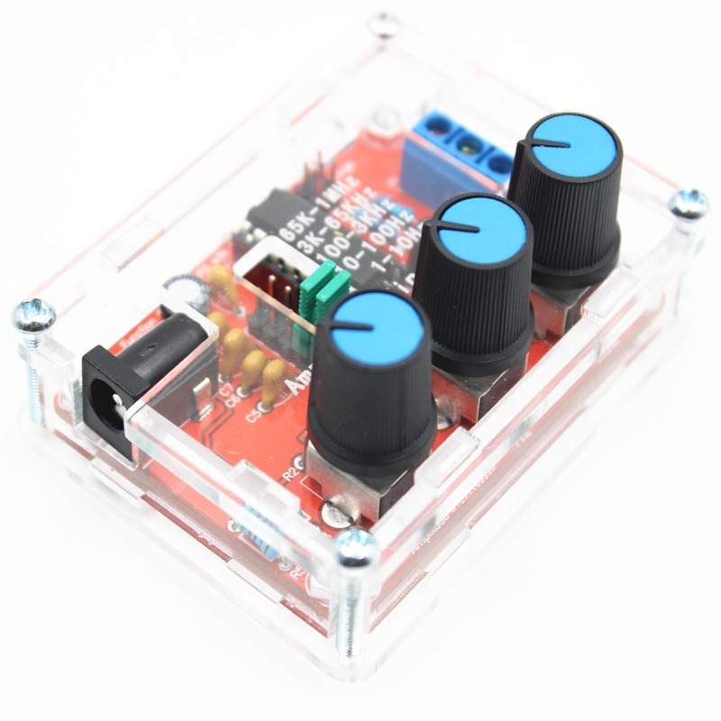 1Hz-1MHz Sine/Triangle/Square Output XR2206 Adjustable Frequency Signal Generator