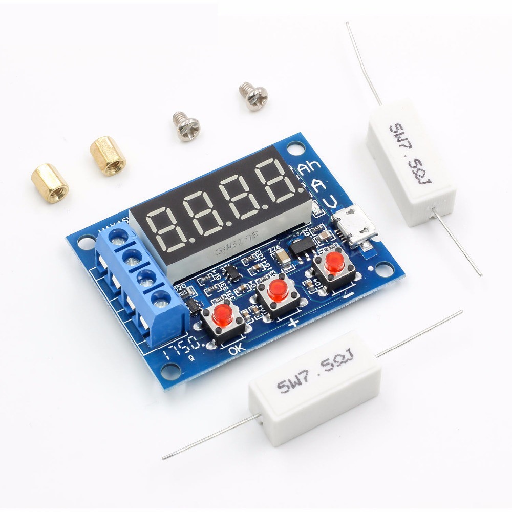 ZB2L3 Li-ion Lithium Lead-acid Battery Capacity Meter Tester