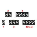 0.56inch 1-4bit Digital Tube Red LED Digit Display 7 Segment 