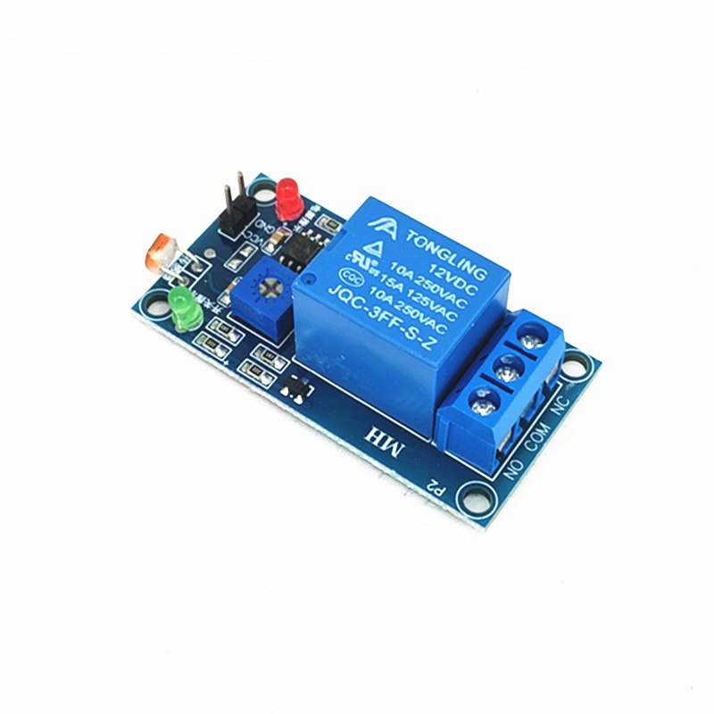 12V Photodiode Relay Module Optical Switch Light Detection Sensor