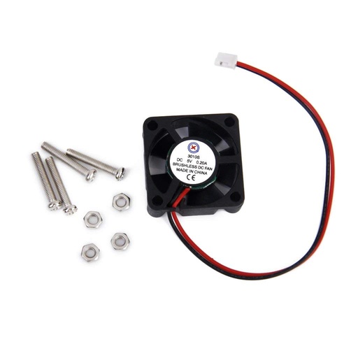 DC 5V 0.2A Cooling Fan w/ Screws for Raspberry Pi Model B+