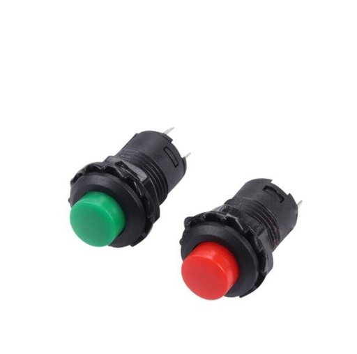  DS-425 Circular Push-Button Switch 12MM Diameter Self-lock/Self-reset lot(10 pcs)