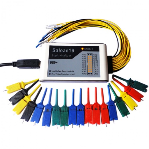 Logic16 USB Saleae16 100M Logic Analyzer SCM ARM Weapon for Arduino DIY