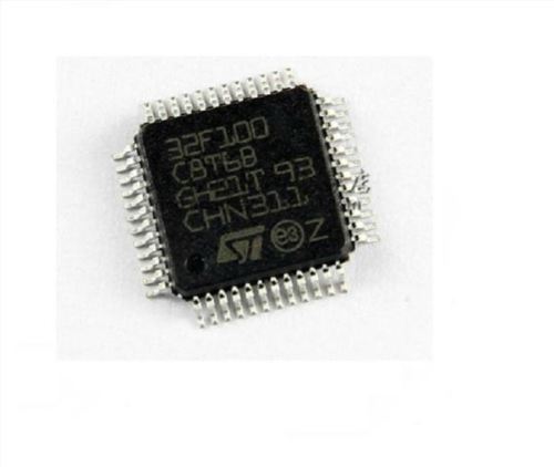 ST Chip STM32F100C8T6B 48LQFP Microcontroller 32Bit 64K Flash ...