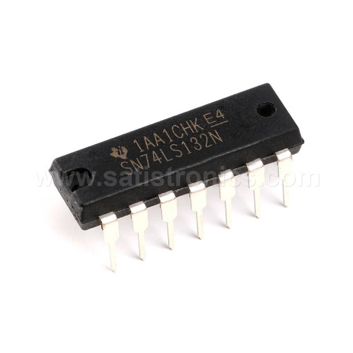 TI 74LS132 IC Quad 2-Input Positive NAND Schmitt Triggers DIP-14