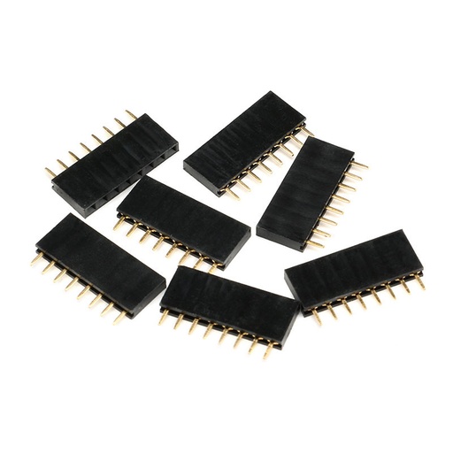 2.54mm Female Single Row Straight Header 1*6P 1*8P lot(10 pcs)