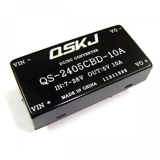 DC-DC Converter 7~28V to 5V 10A  Step Down Power Module QS-2405CBD-10A